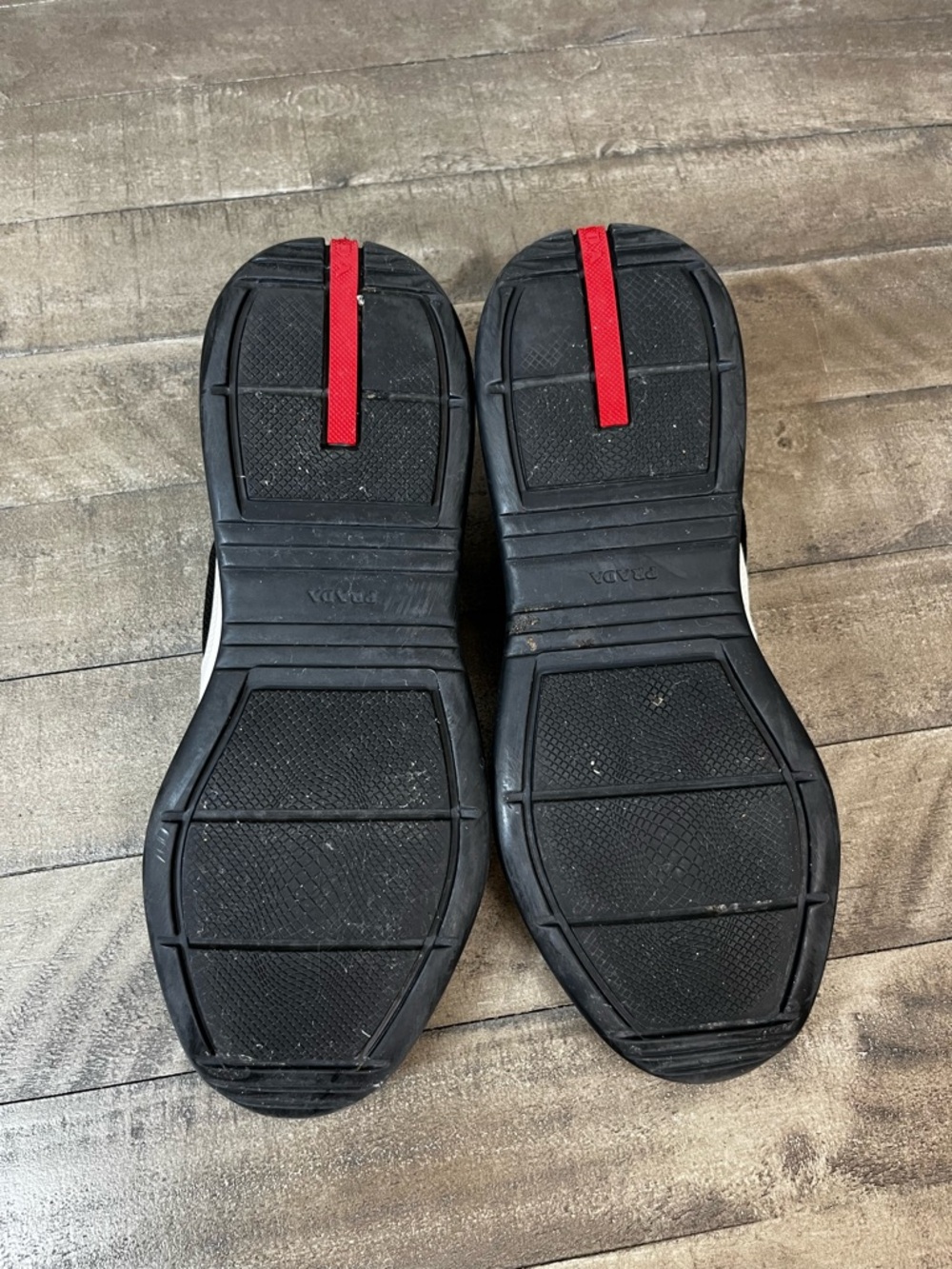 PRADA Americas Cup '
Black White Red ' Men's Sz 12 - Picture 7 of 9